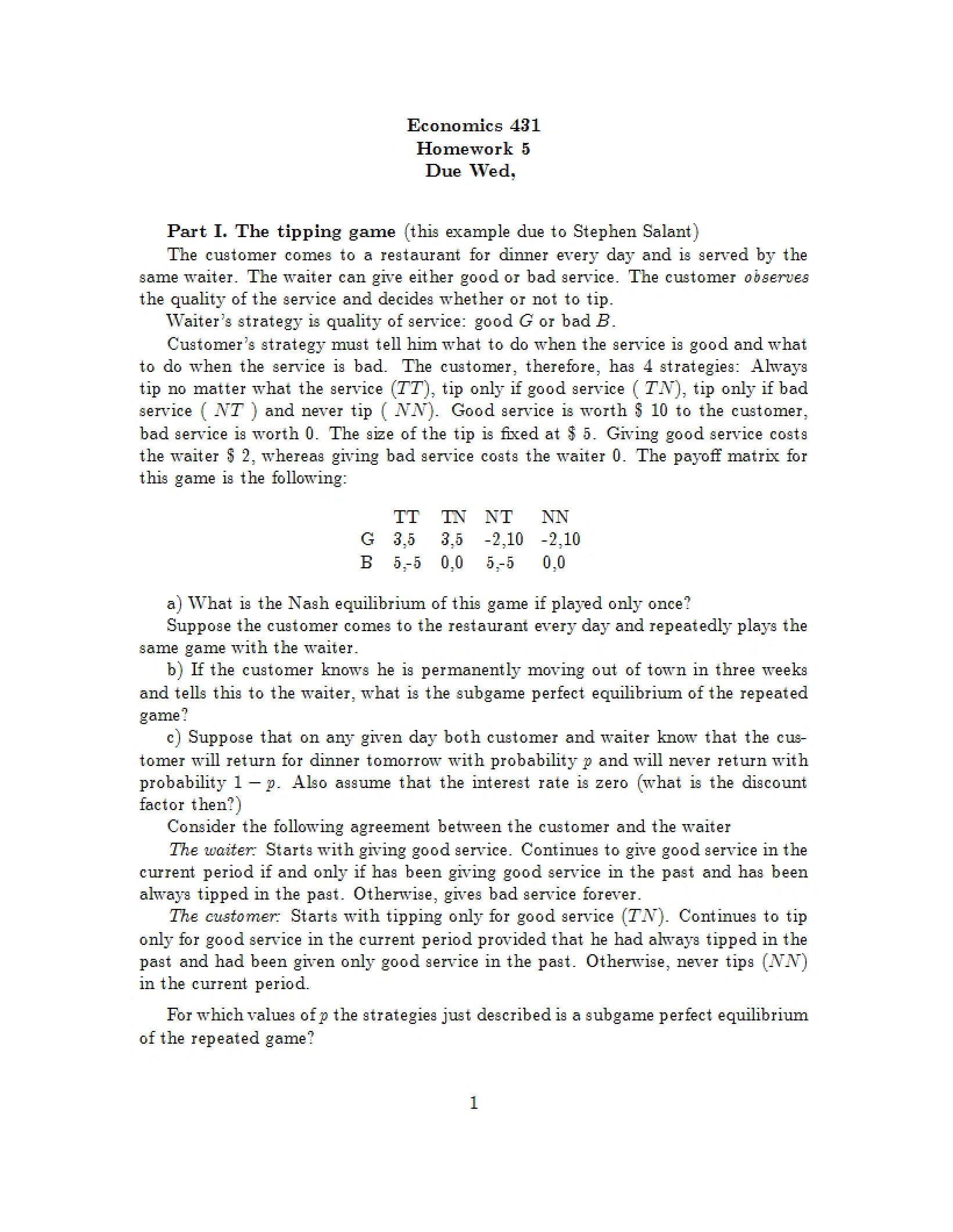 Homework Assignment