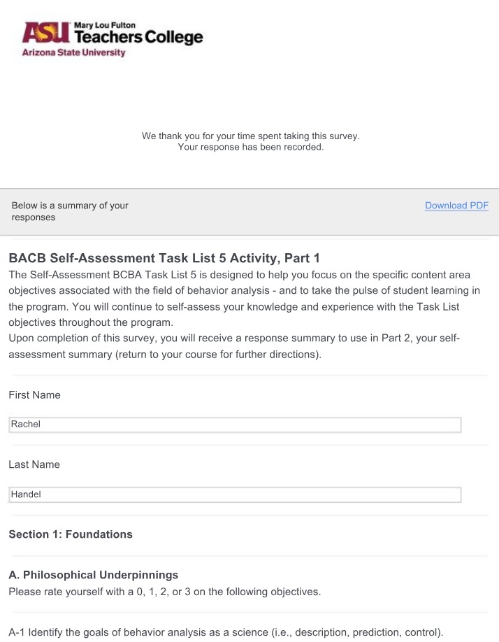 Self Evaluation TL5 - SPE526