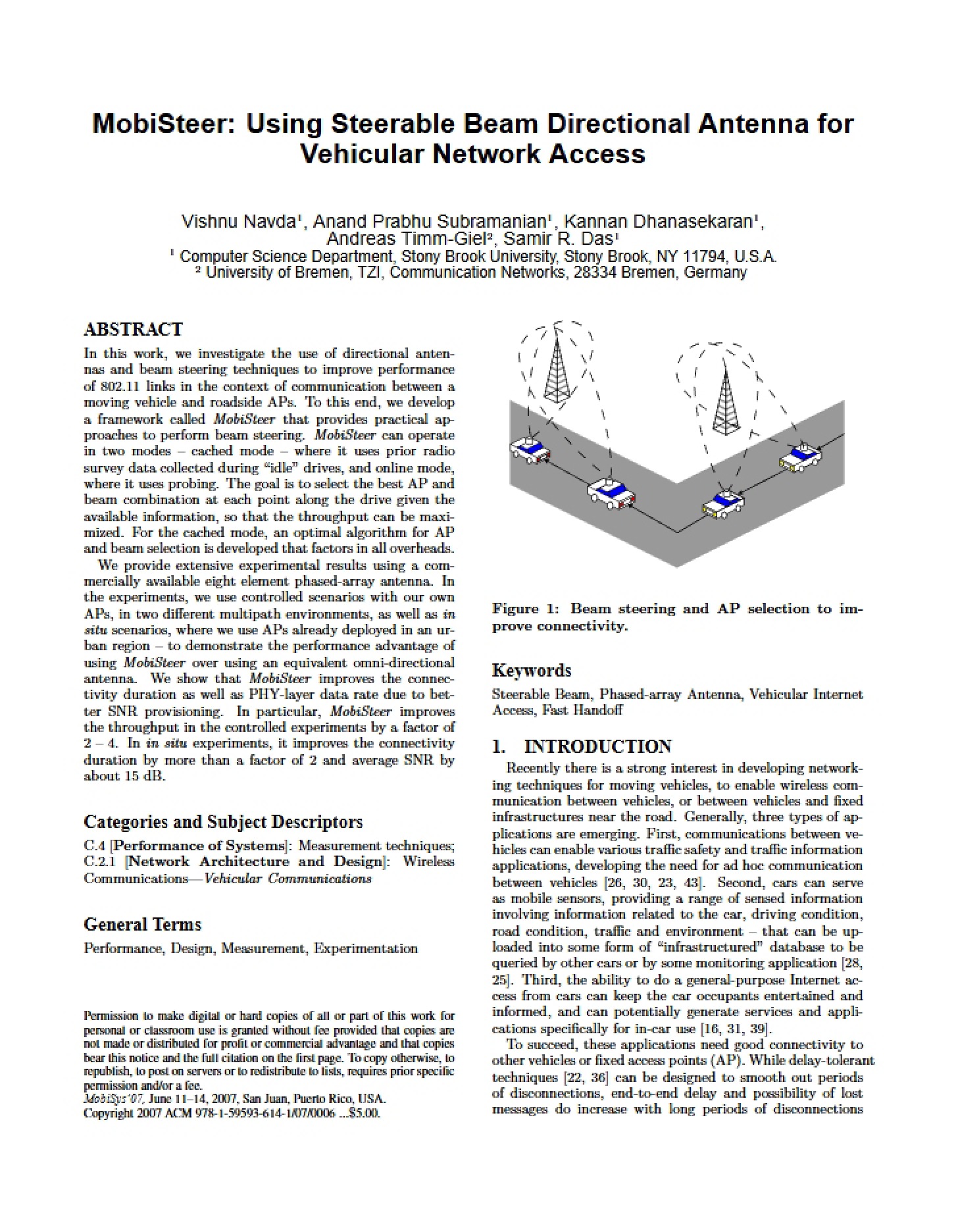 Mobisteer System Overview