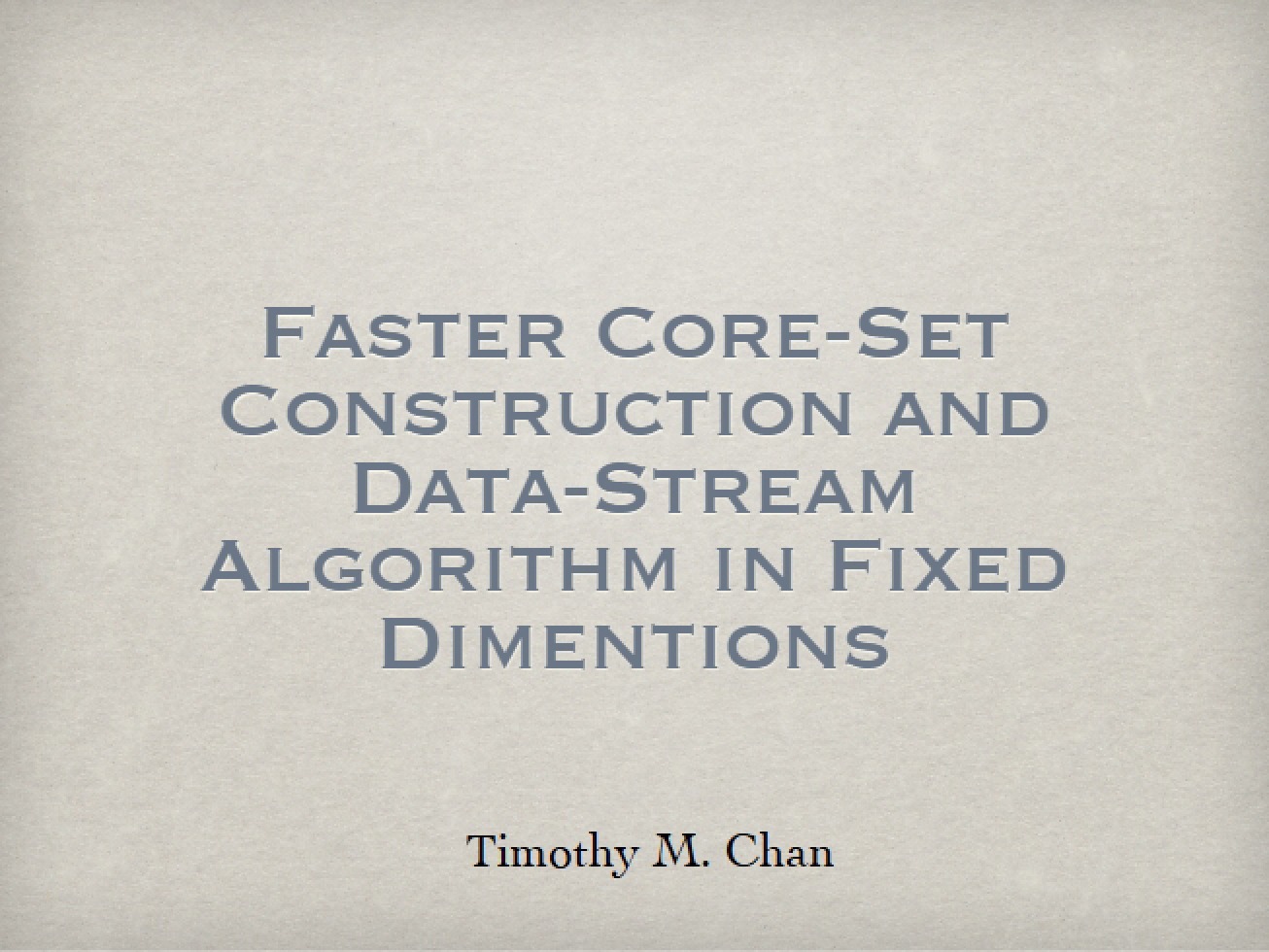 Data-Driven Shape Analysis Lecture Notes (Set 1)
