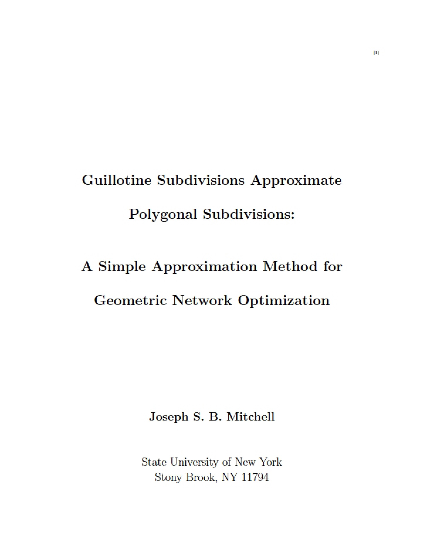 Polygonal Subdivisions via Approximate Guillotine Subdivisions