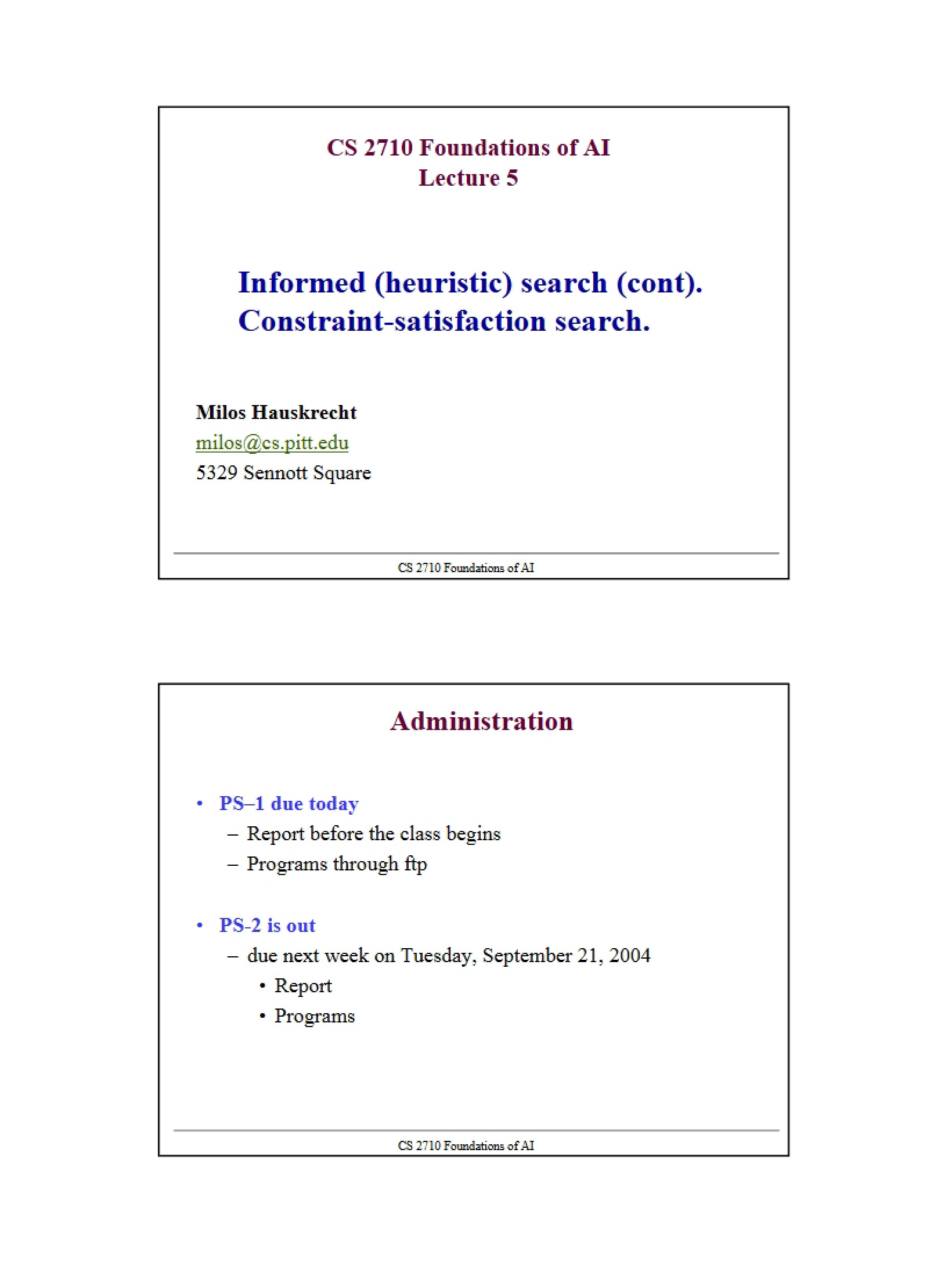 Informed Search Methods