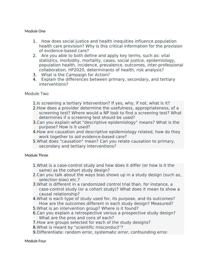 Social Justice Impact on Population Health