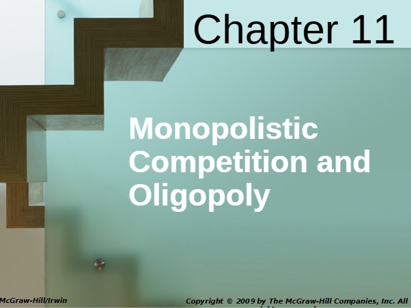 Eleventh Chapter of Principles of Economics