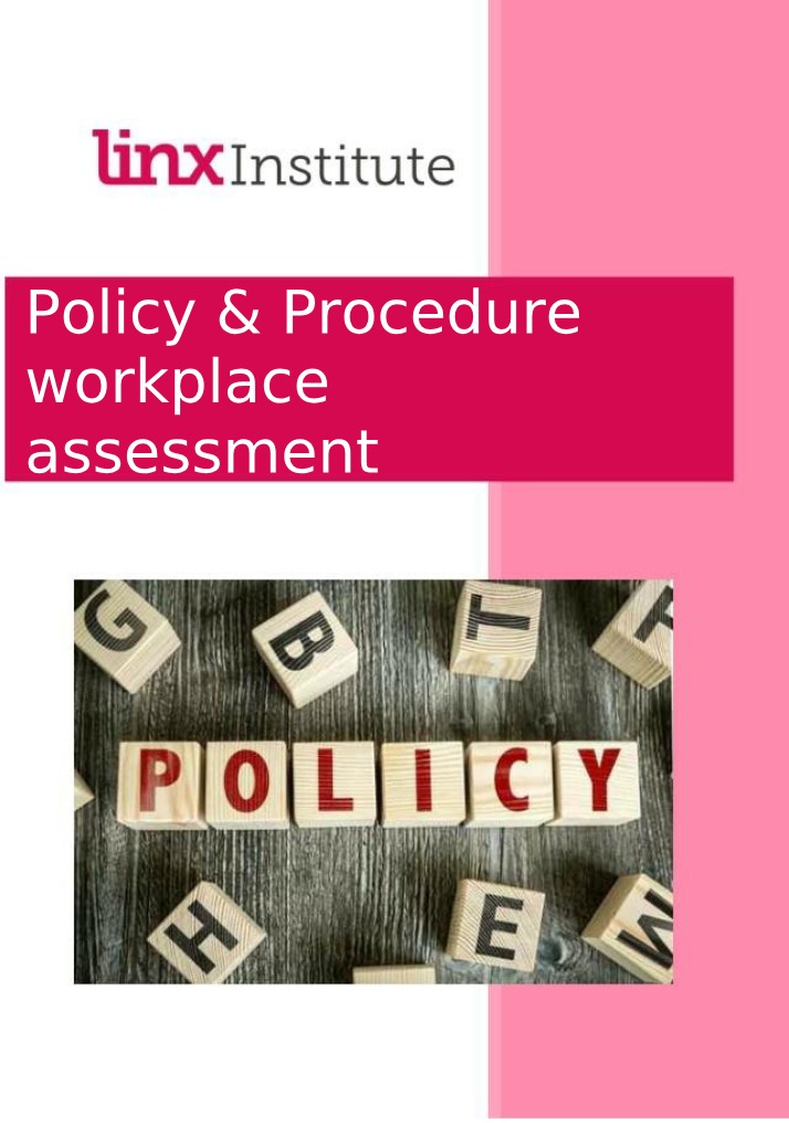 Competence Assessment for Workplace Tasks