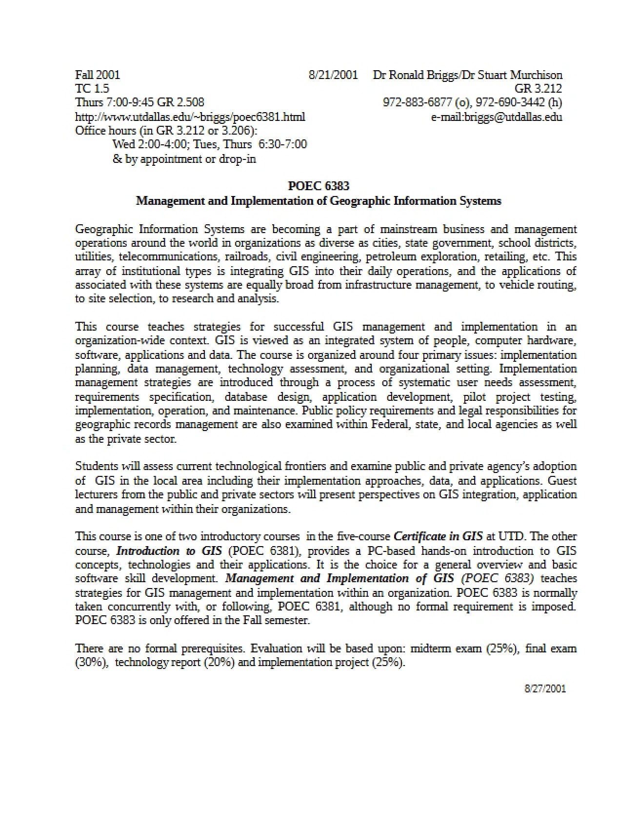 Syllabus for POEC 6383