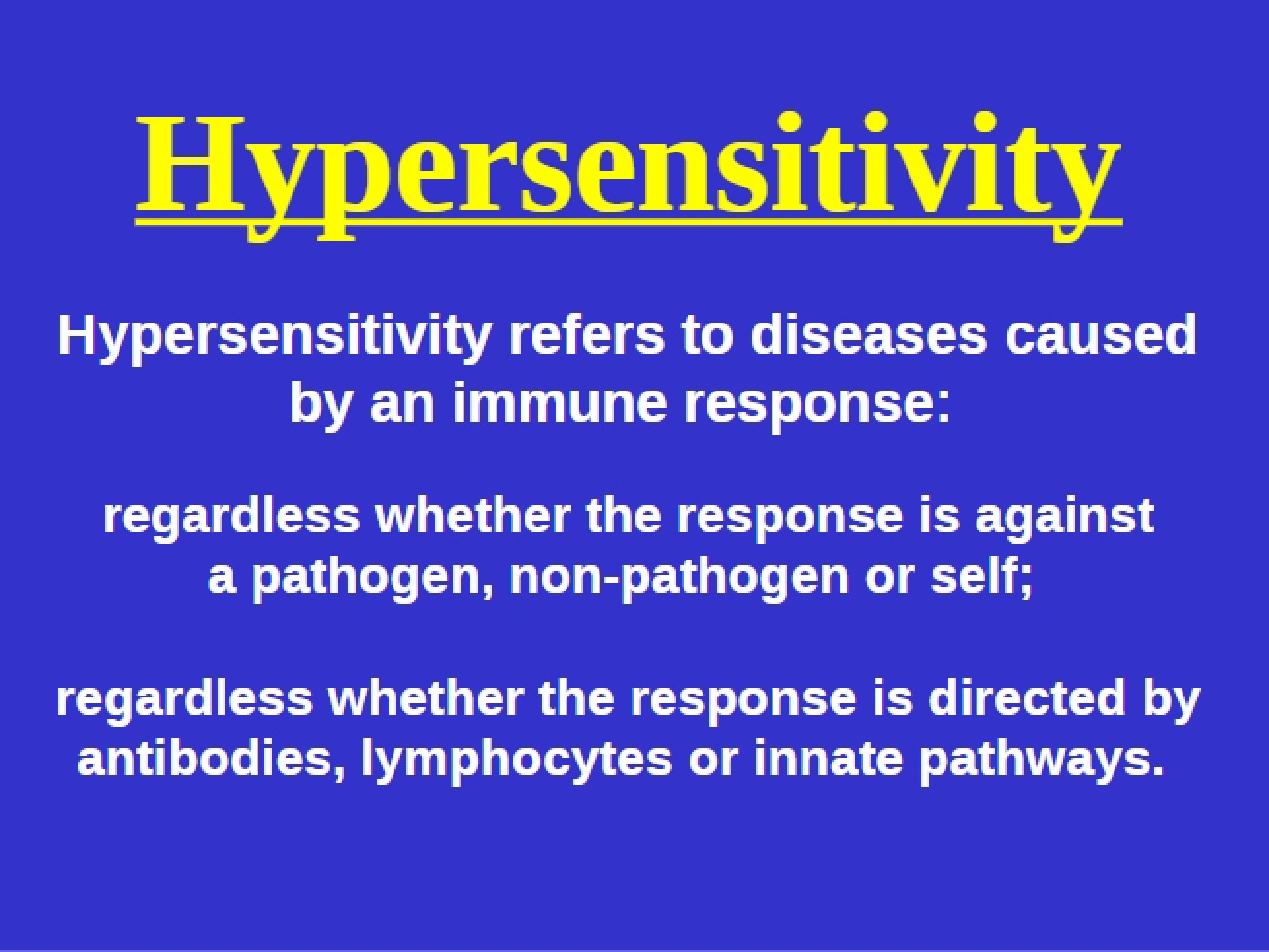 Hypersensitivity Reactions
