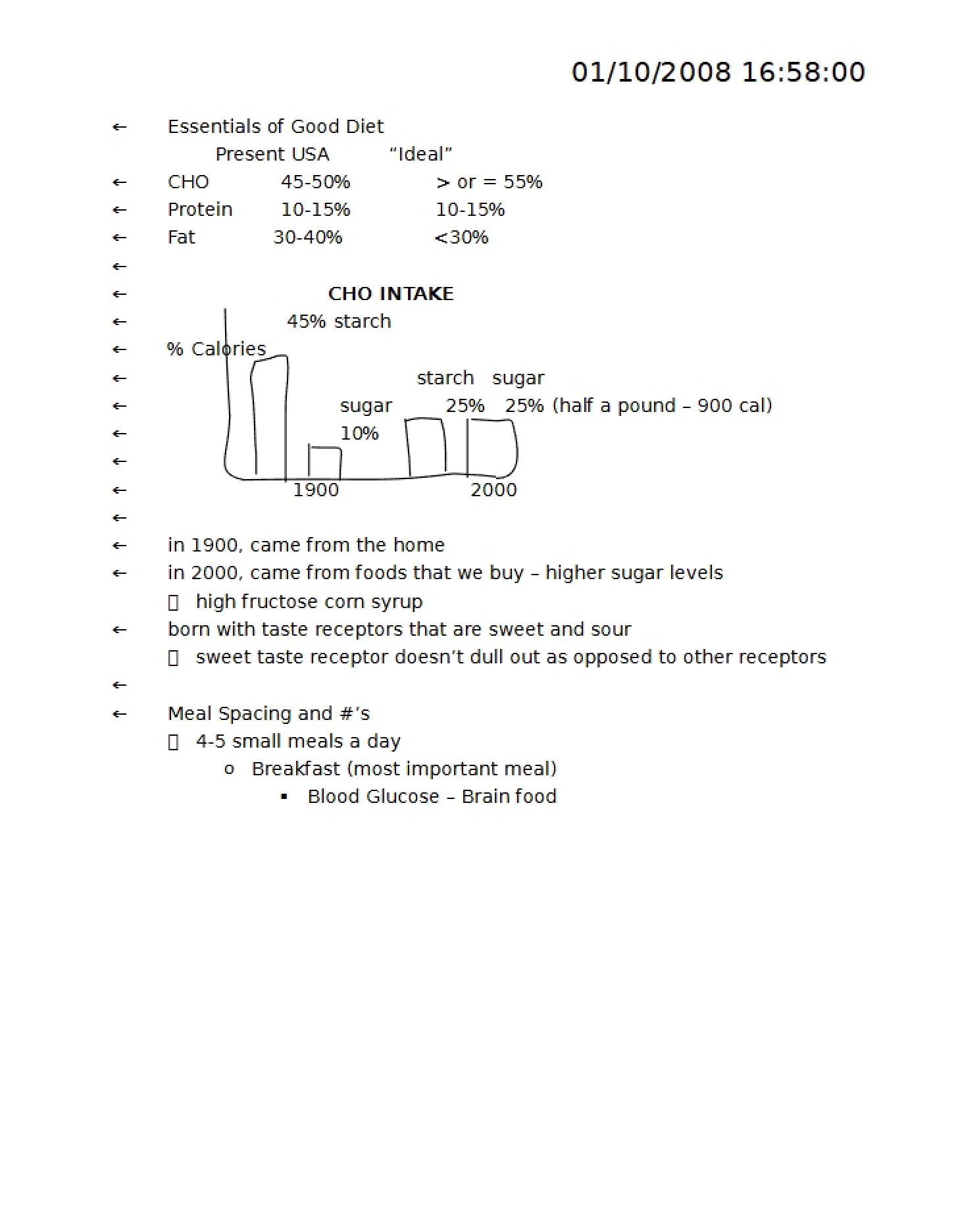Notes for Lecture Week Six