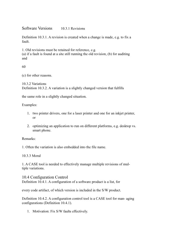 Guide to Managing Software Versions and Revisions