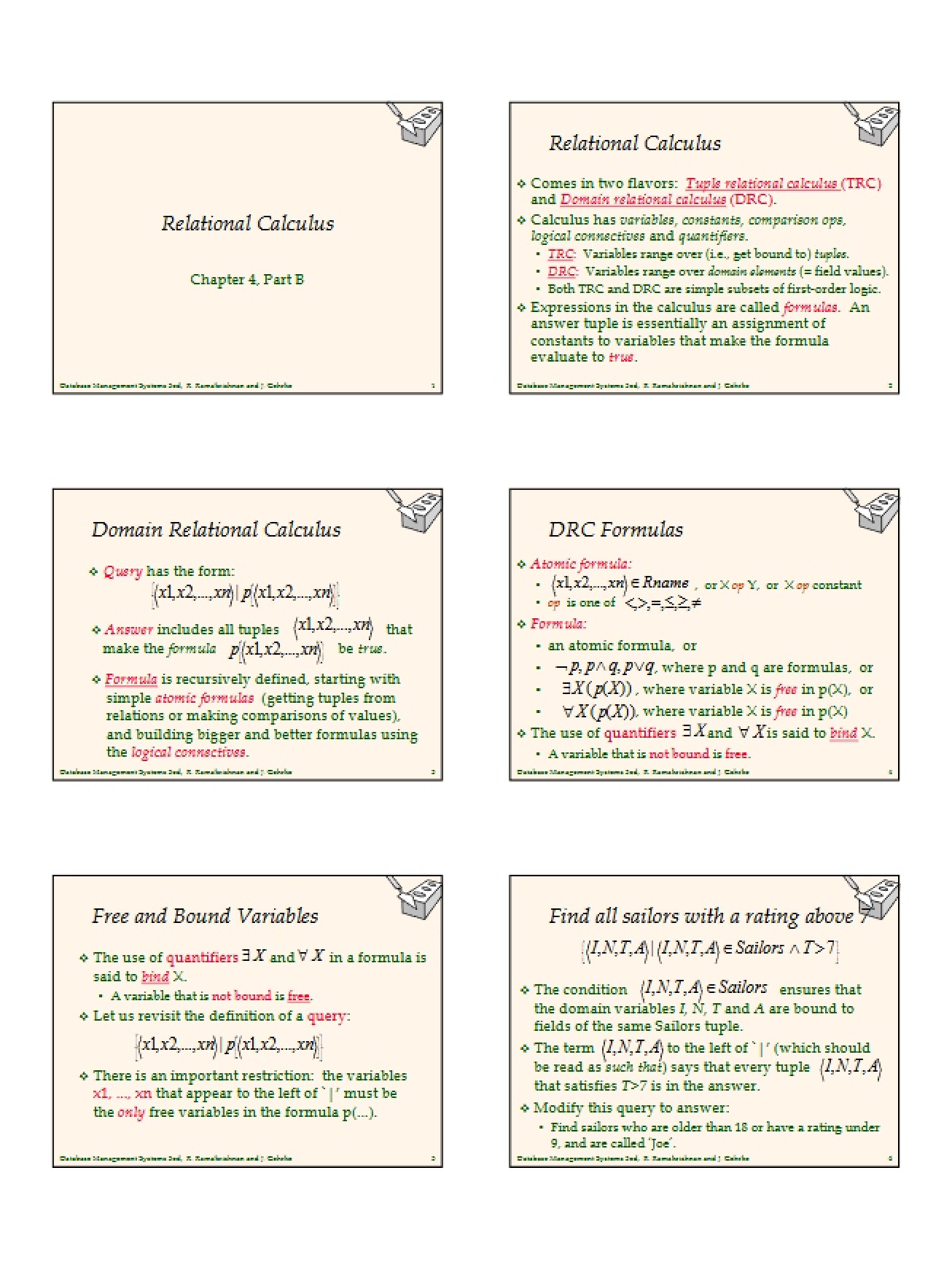 Calculus of Domains