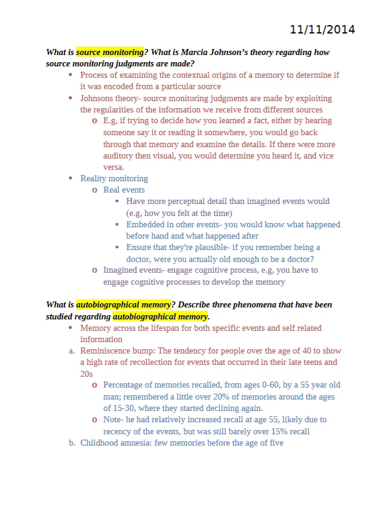 Explanation of Source Monitoring