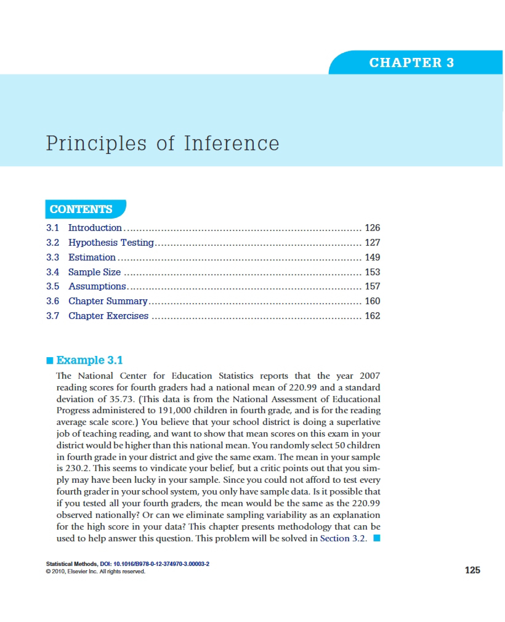 Inference Principles Chapter 3