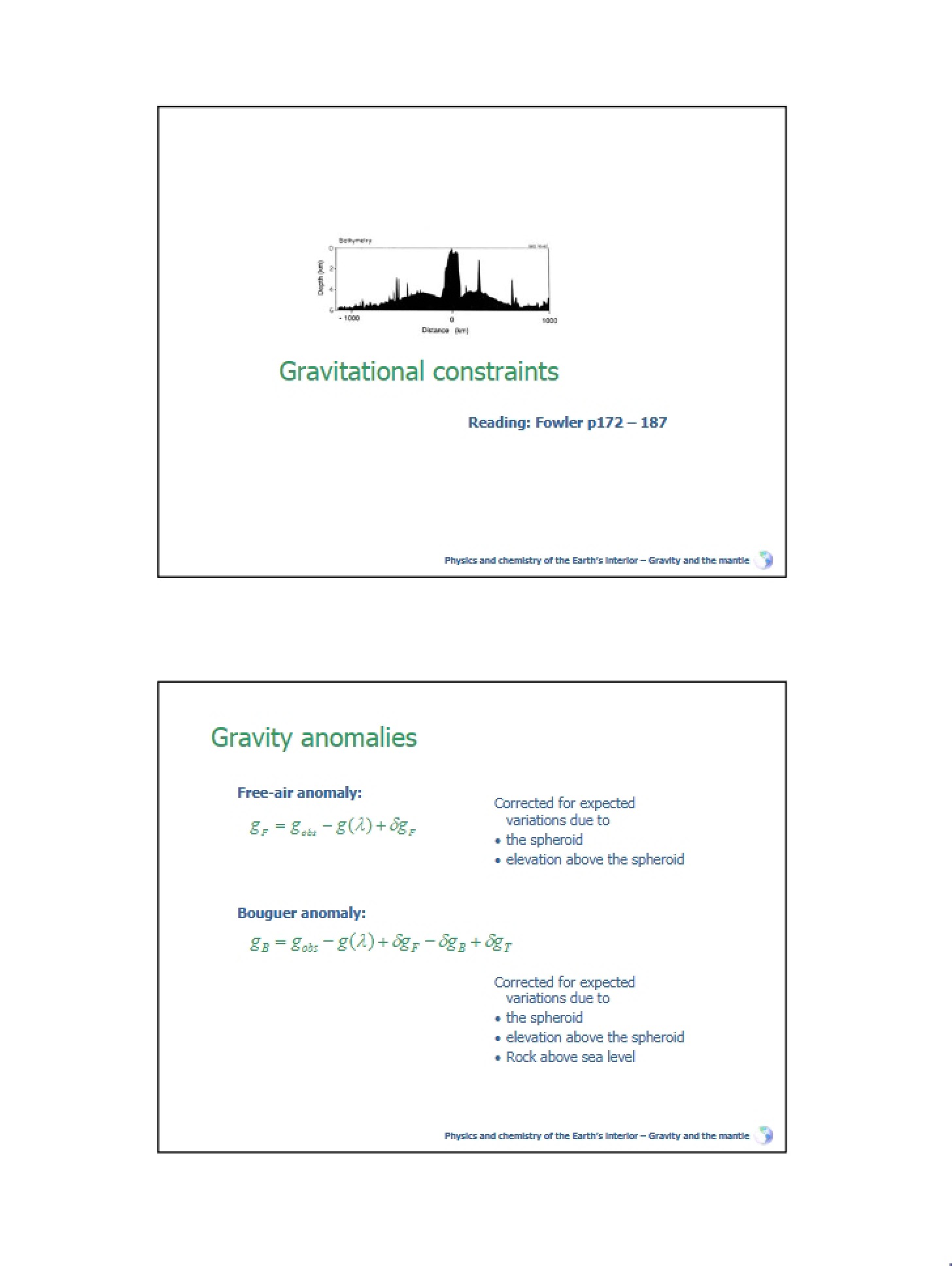 Constraints of Gravity