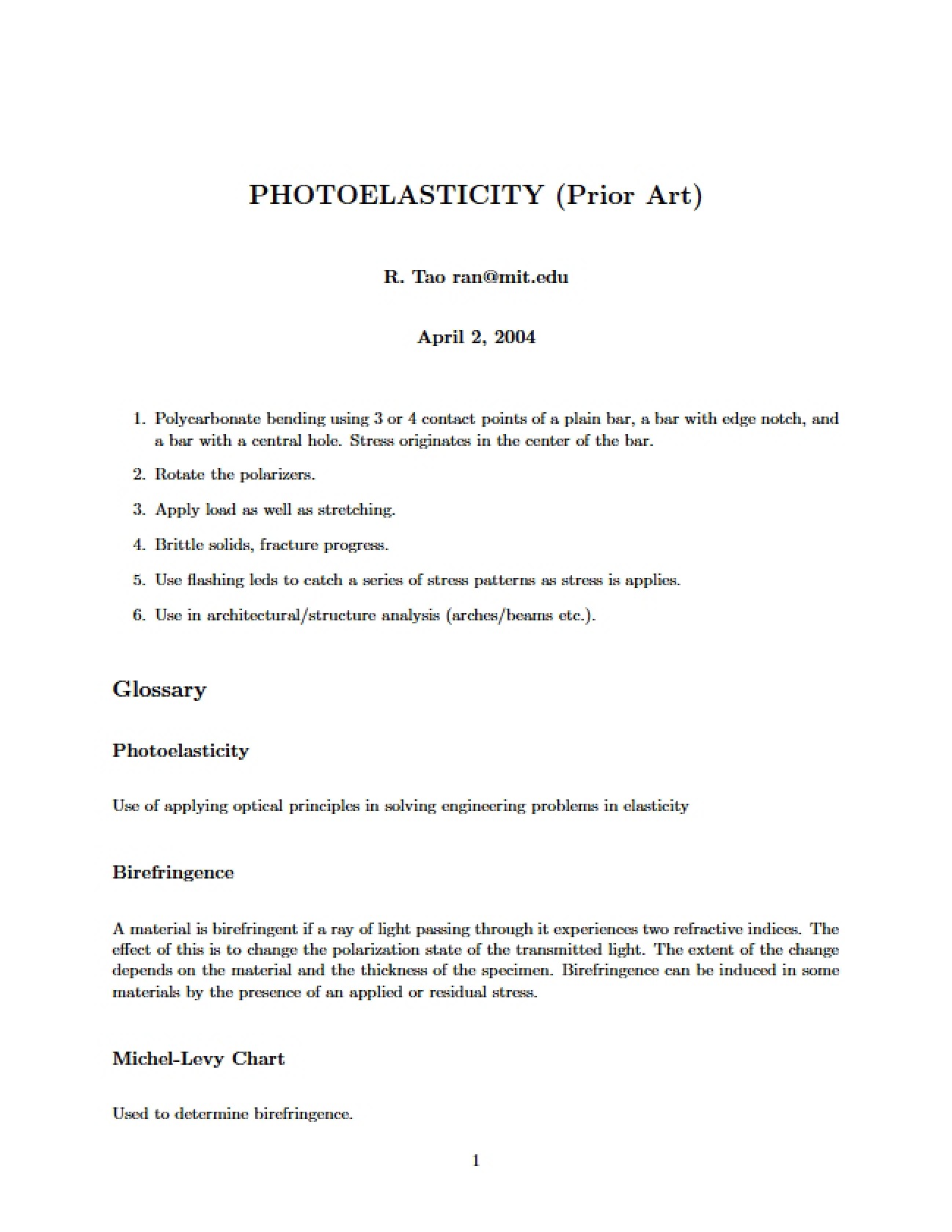 Principles of Photoelasticity