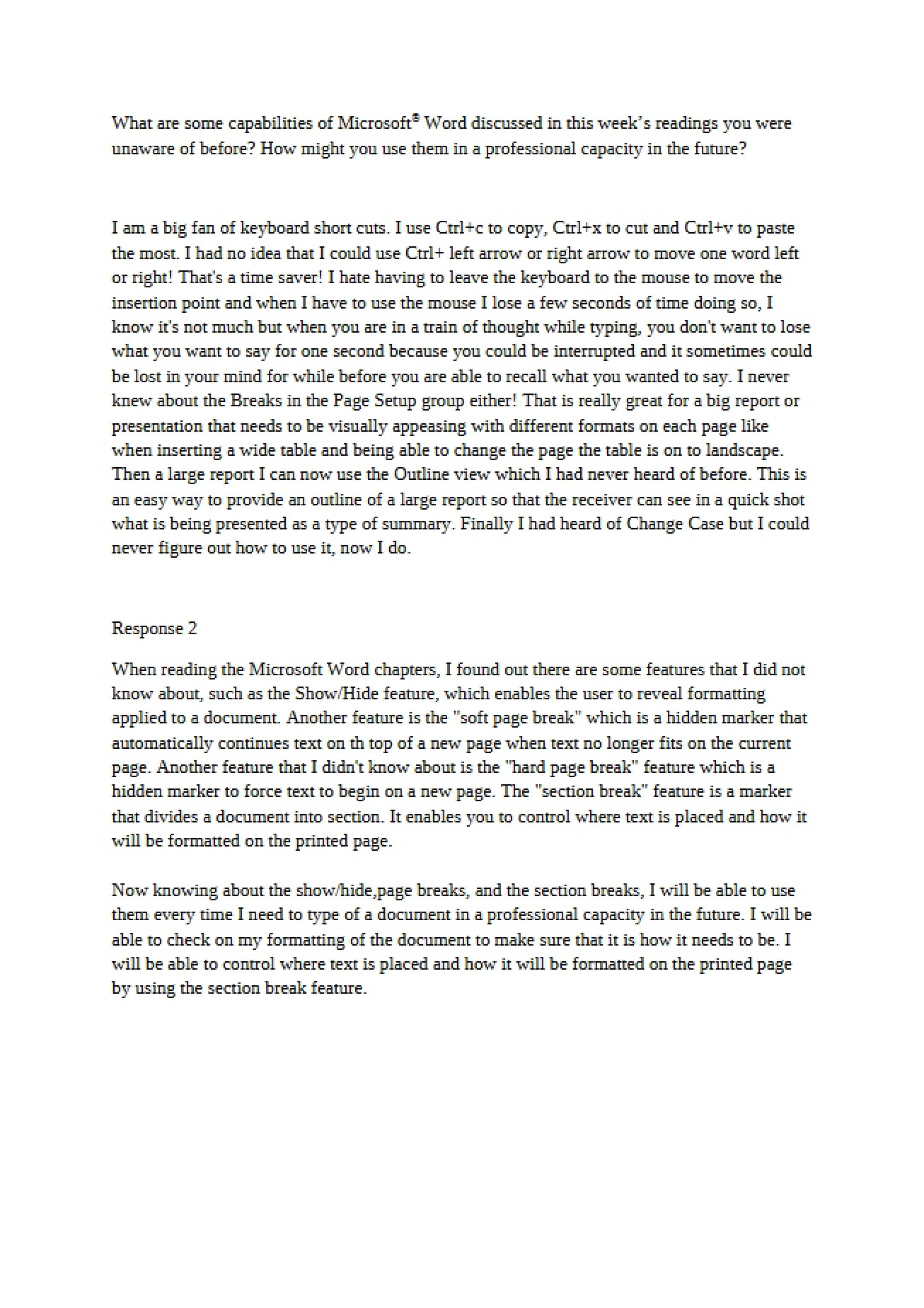 Advanced Computer Applications Homework