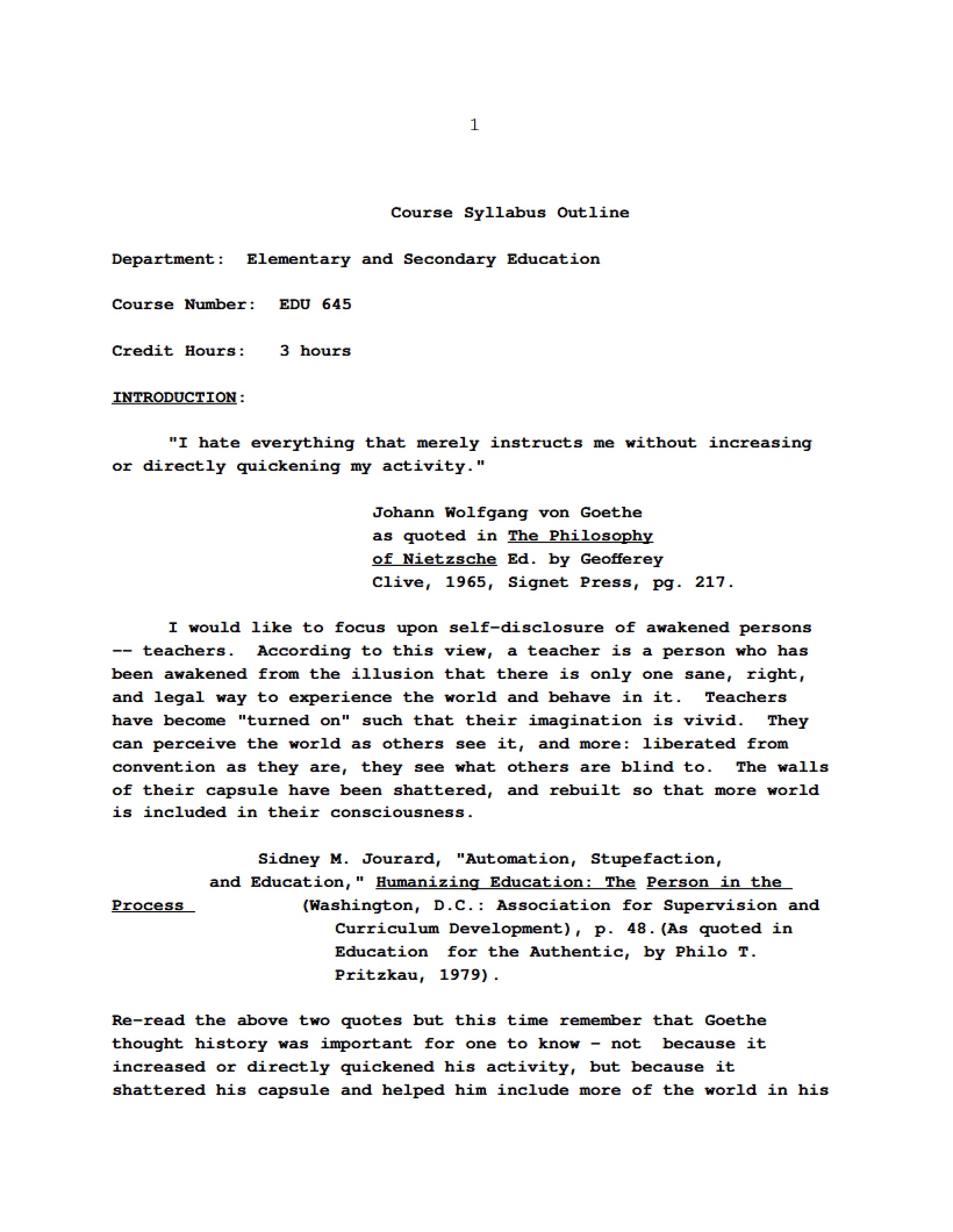 Syllabus