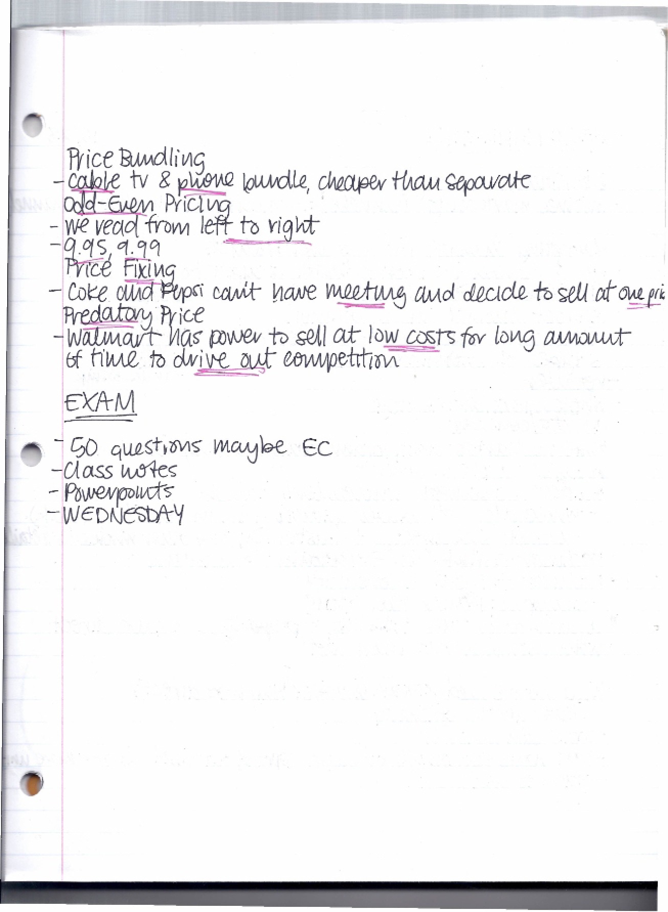 Classroom Lecture Notes - MAR 3023