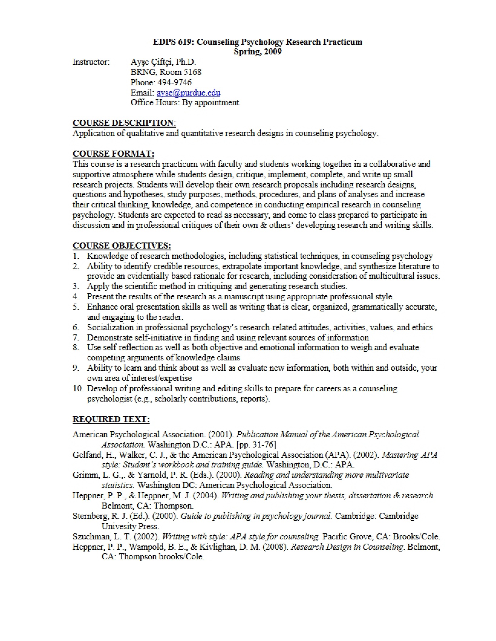 Syllabus