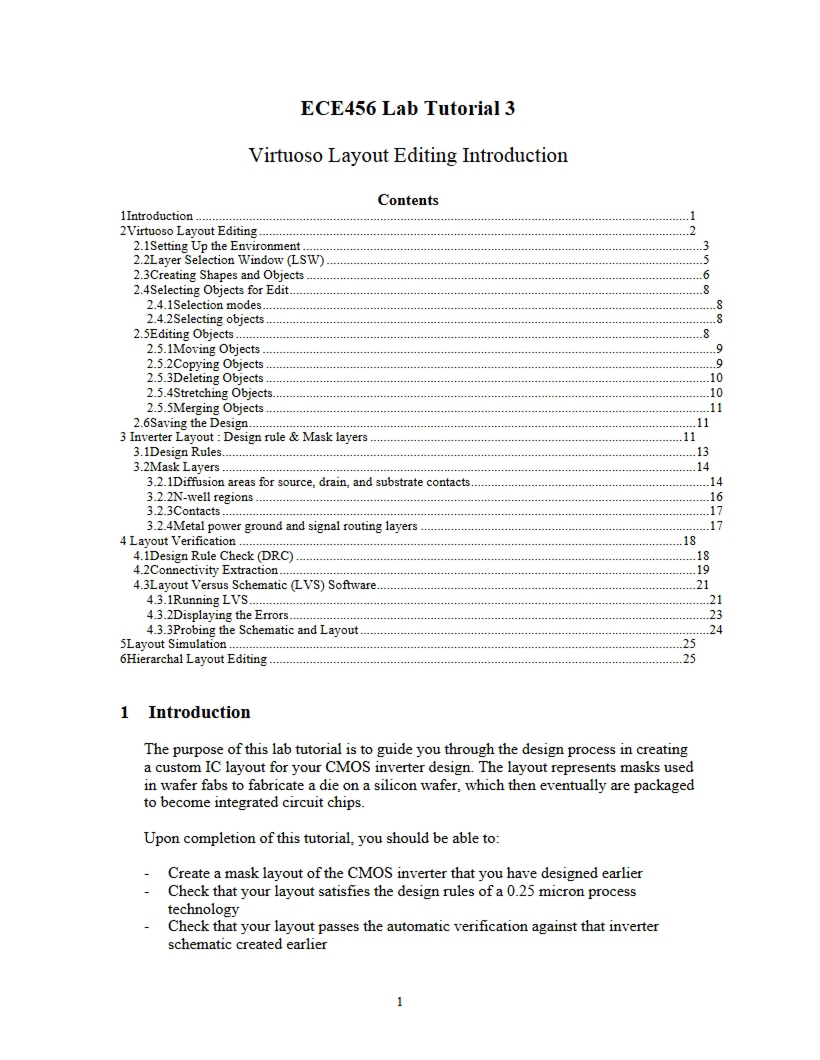Third Laboratory Tutorial