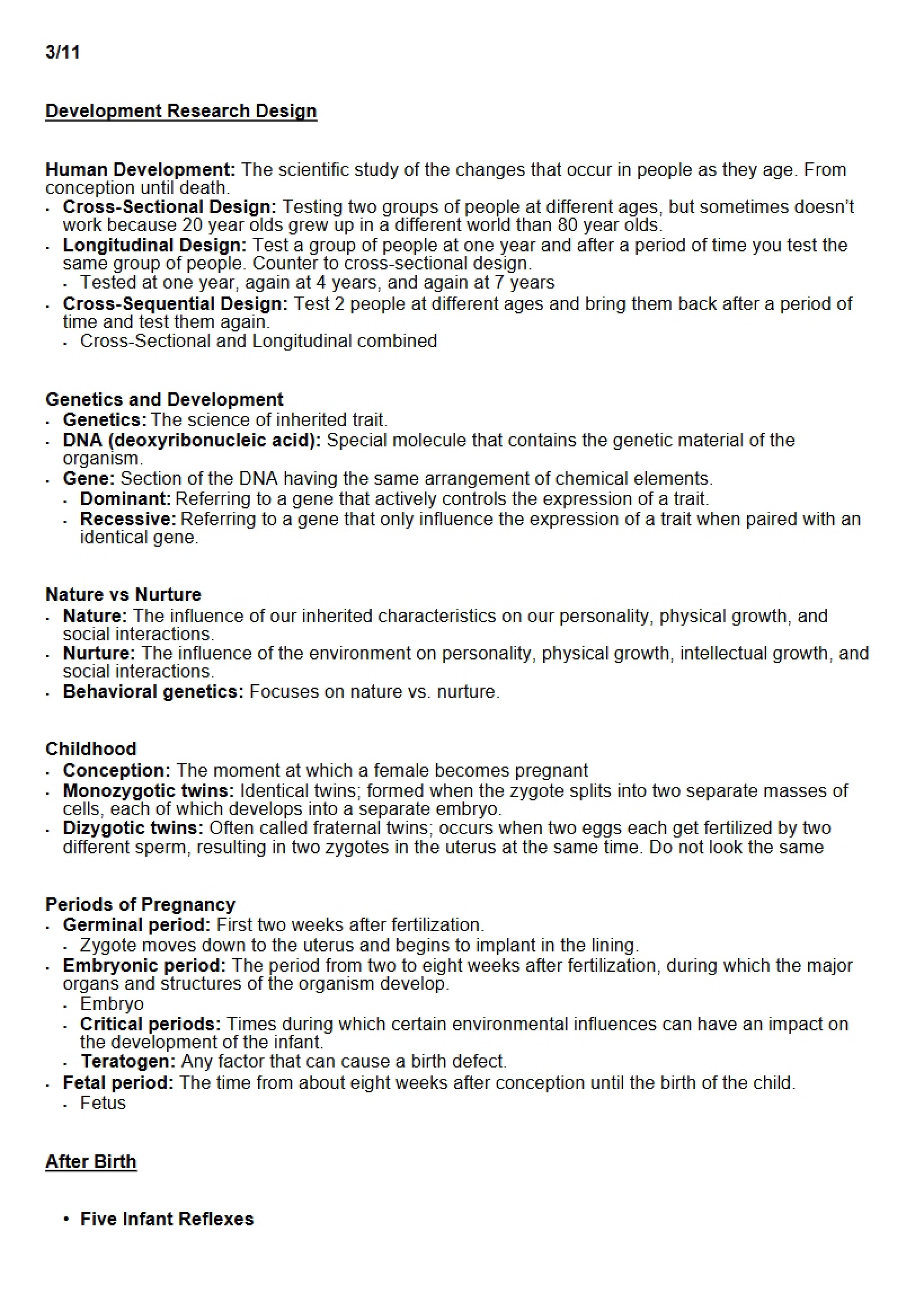 Research Design for Development