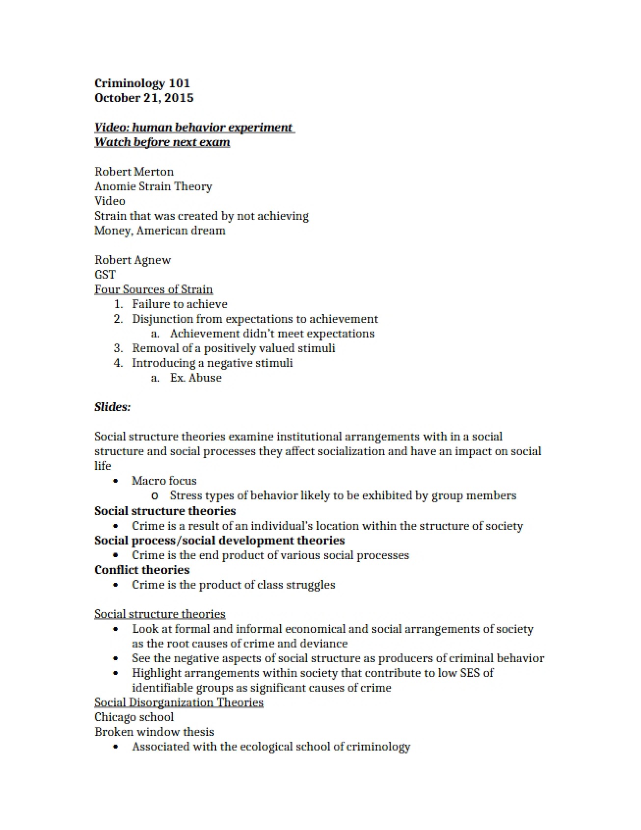 Behavioral Experiment (Human)