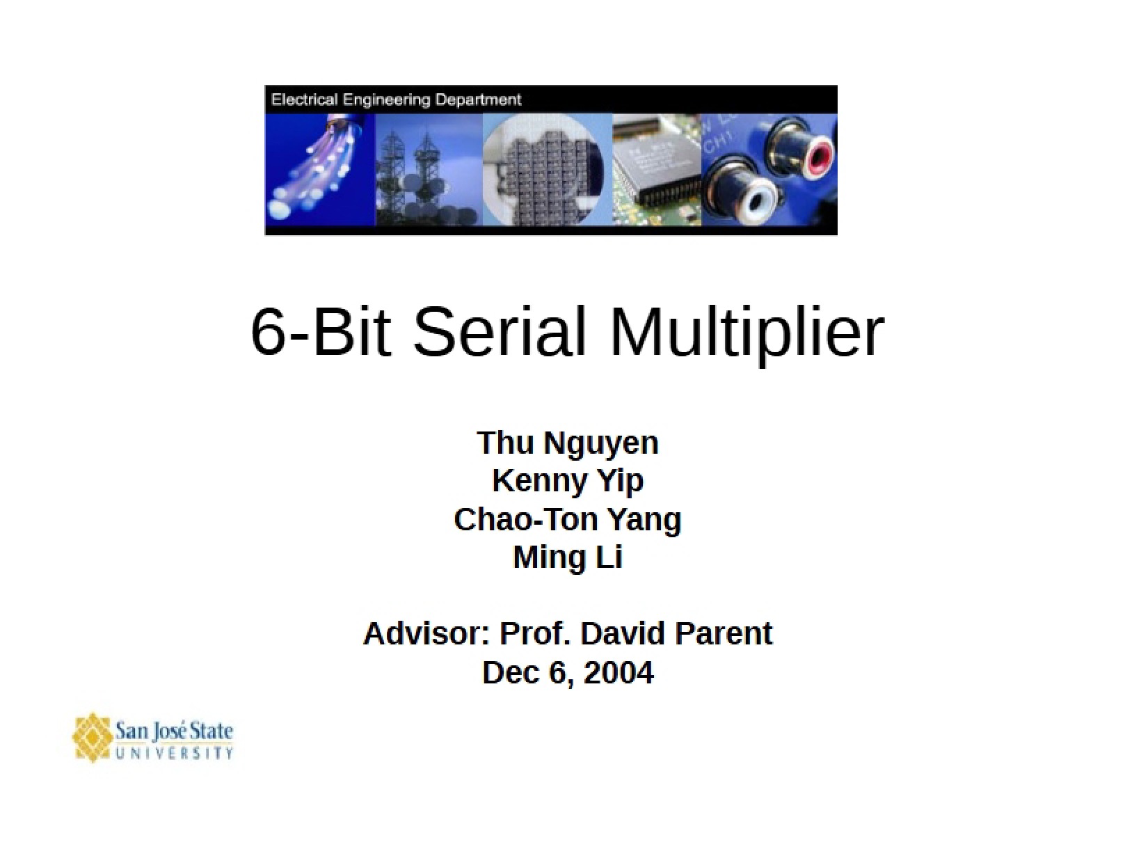Serial Multiplier (6-Bit)