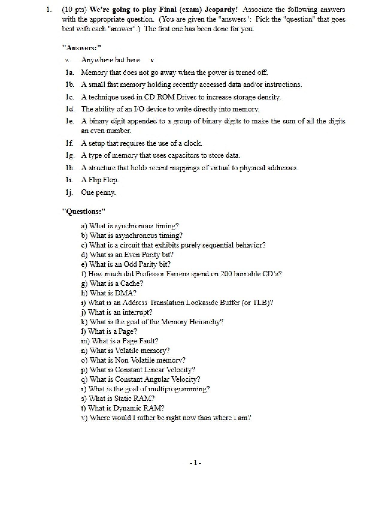 ECS 154A Final Assessment