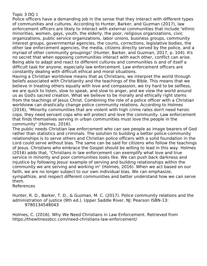 Adapting to Diverse Communities - A Law Enforcement Guide