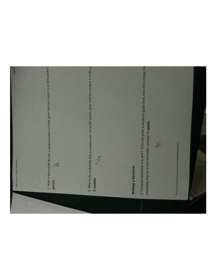 Analyzing Grade 12 Comedy Preference Probability