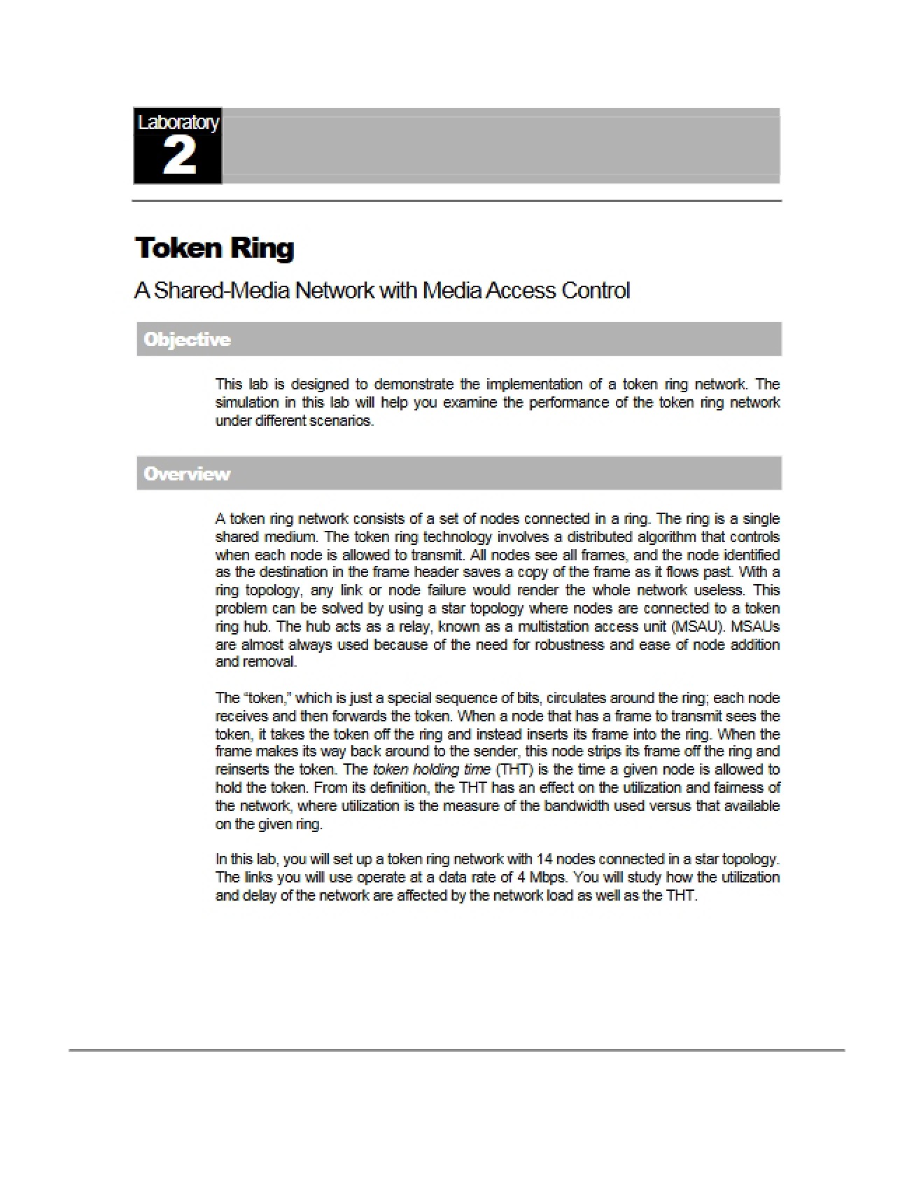 Token Ring Networking