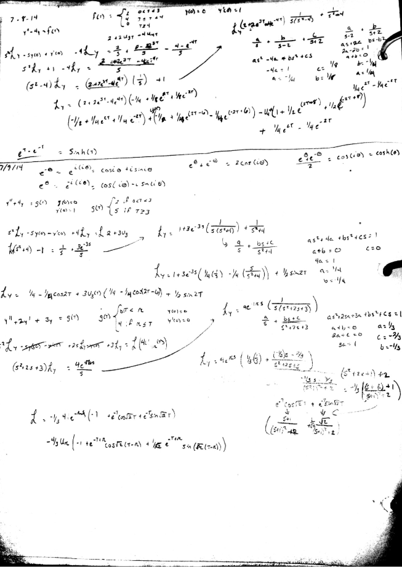 Lecture Materials for Elementary Differential Equations