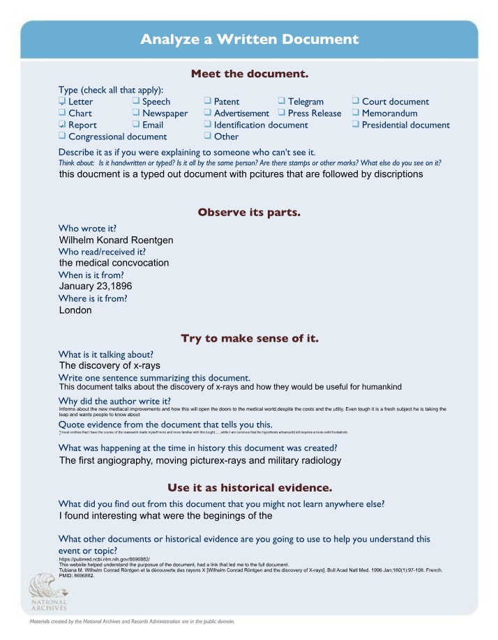 Worksheet for Analysis #2