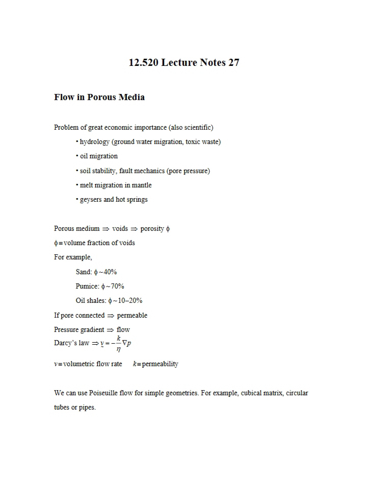 Fluids Notes