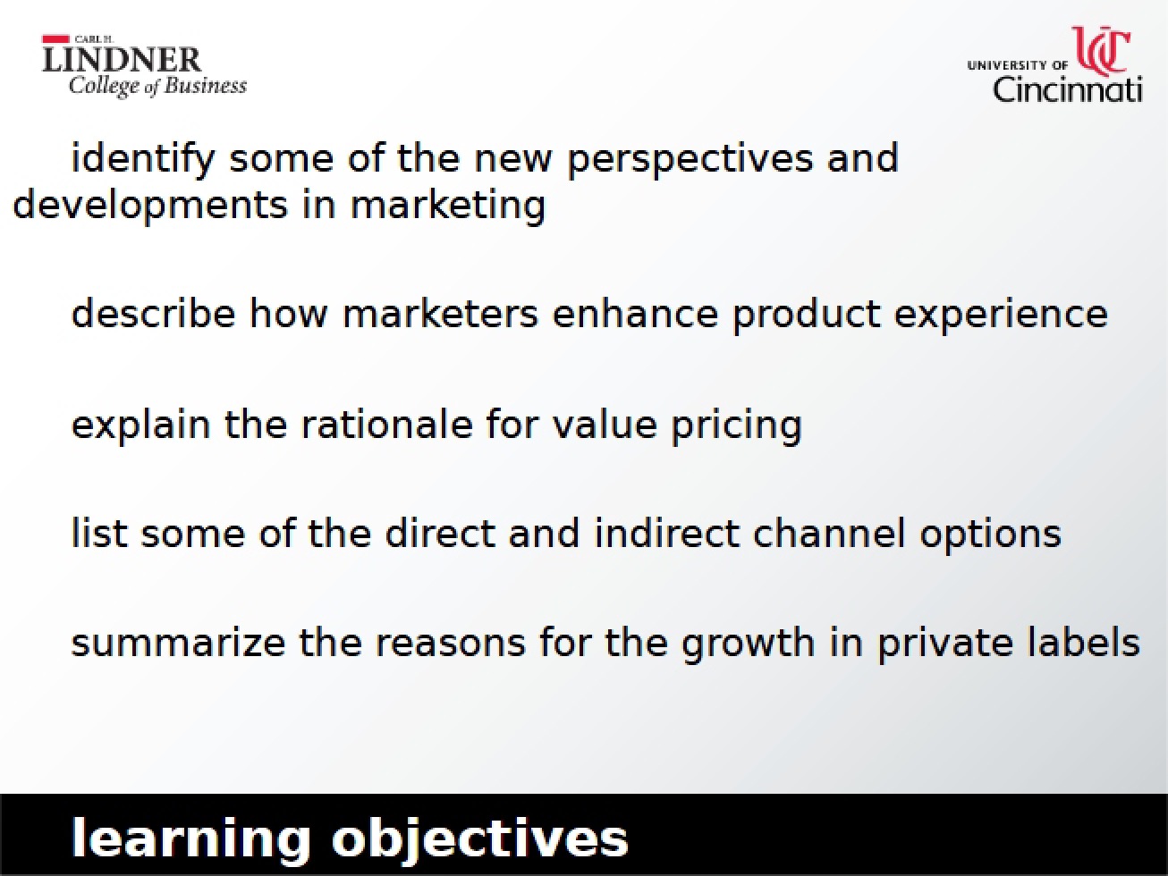 Second Part of the Fifth Chapter on Branding