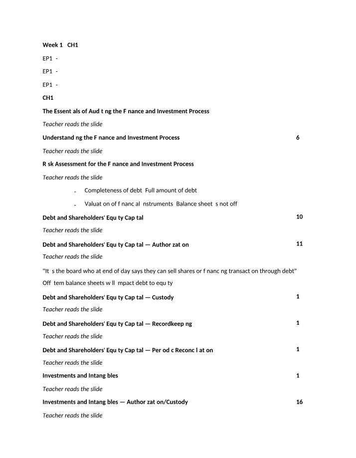 Week 13 - Chapter 14