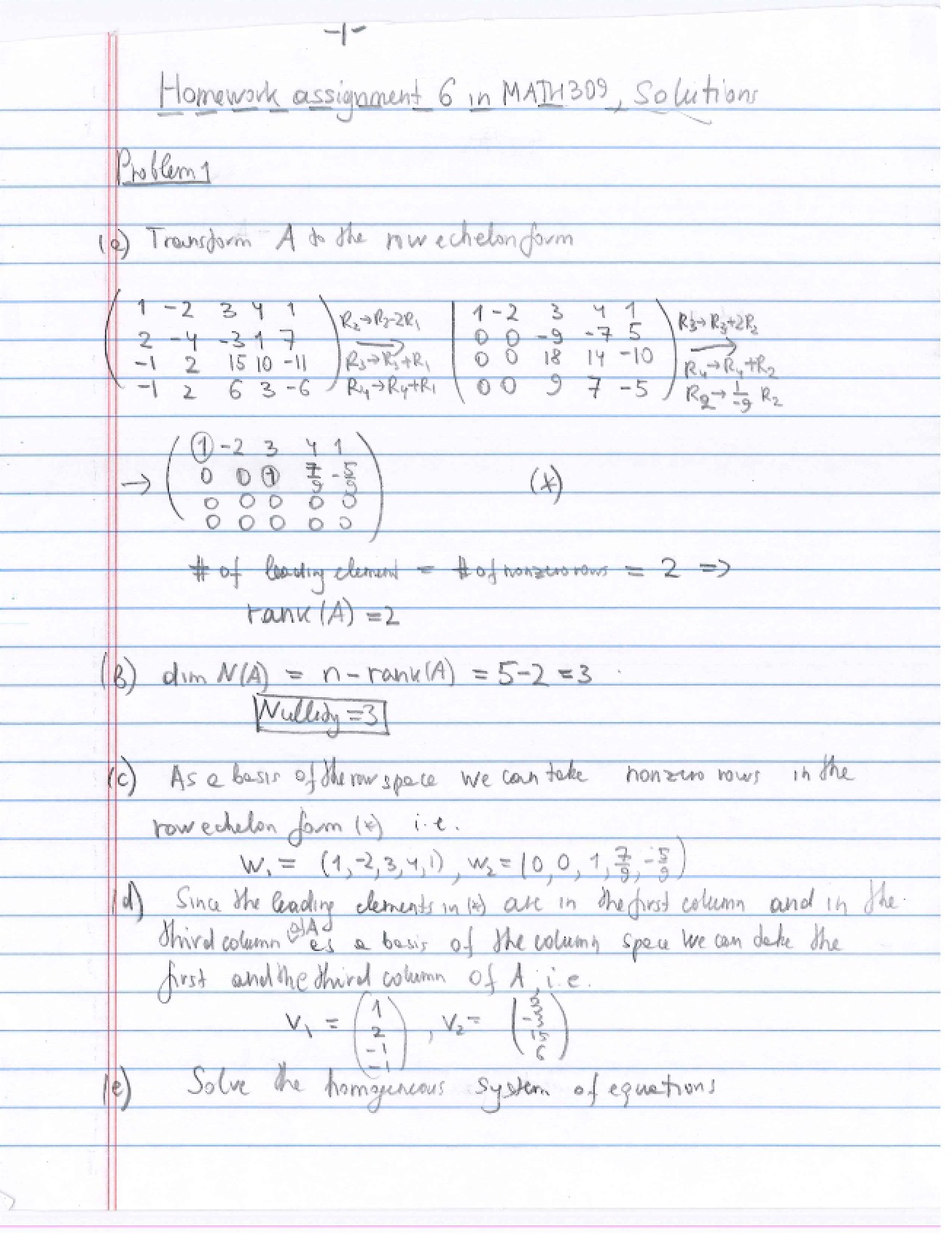 Homework 6 Solutions
