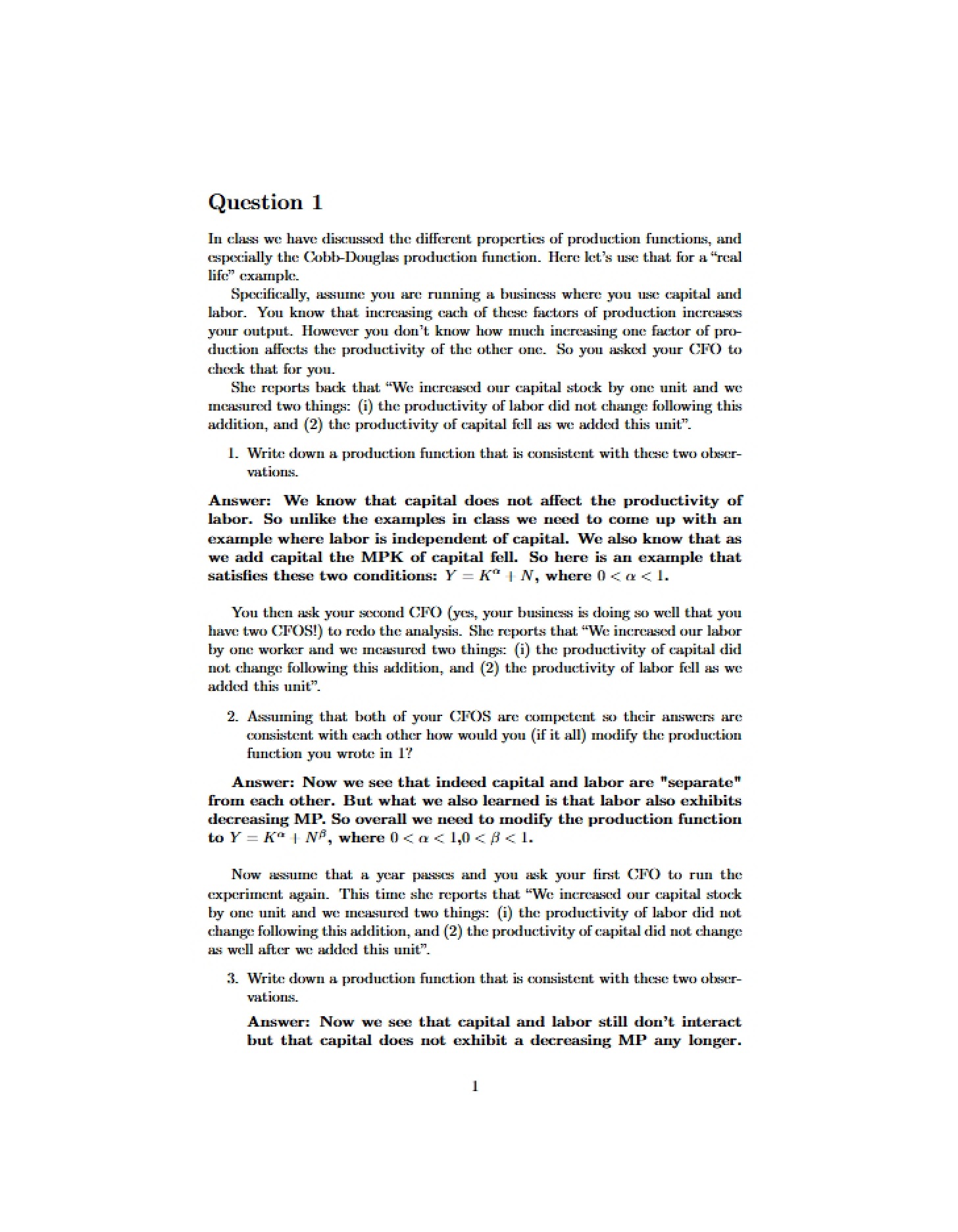 Homework 1 (With Answers)