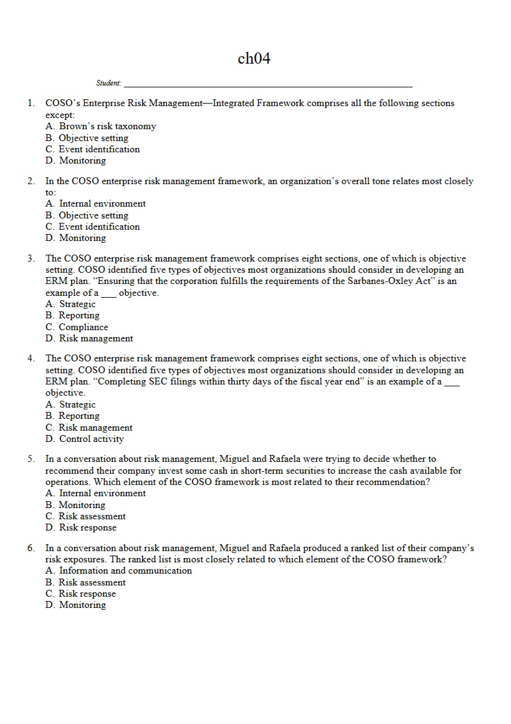 Accounting Systems Test