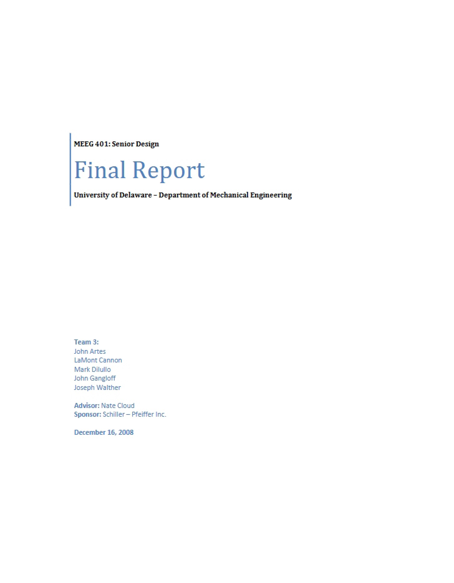 Report Final