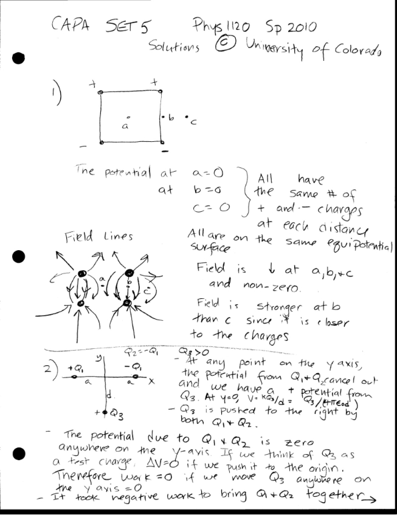 Solutions for Capa Assignment Five