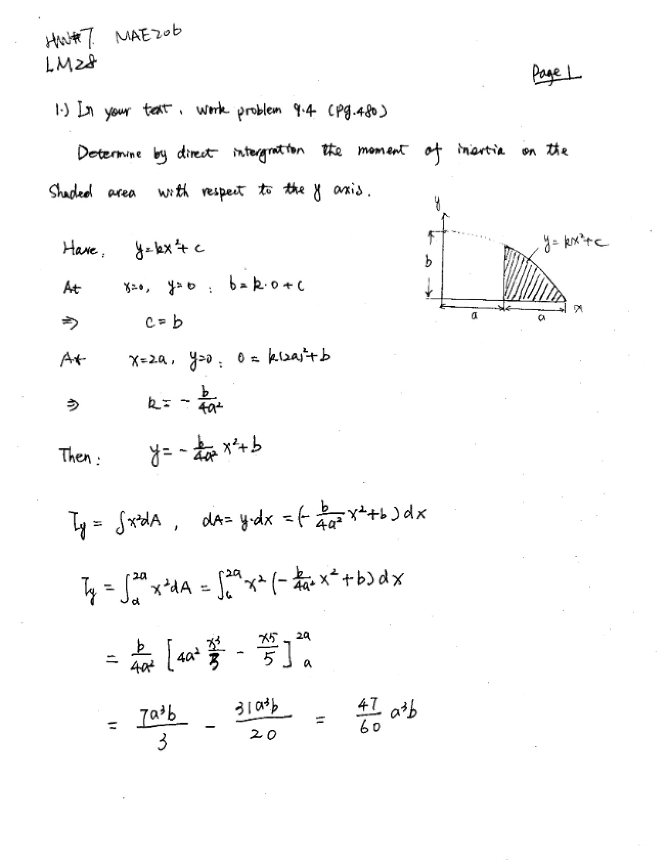 Solutions for Homework 7