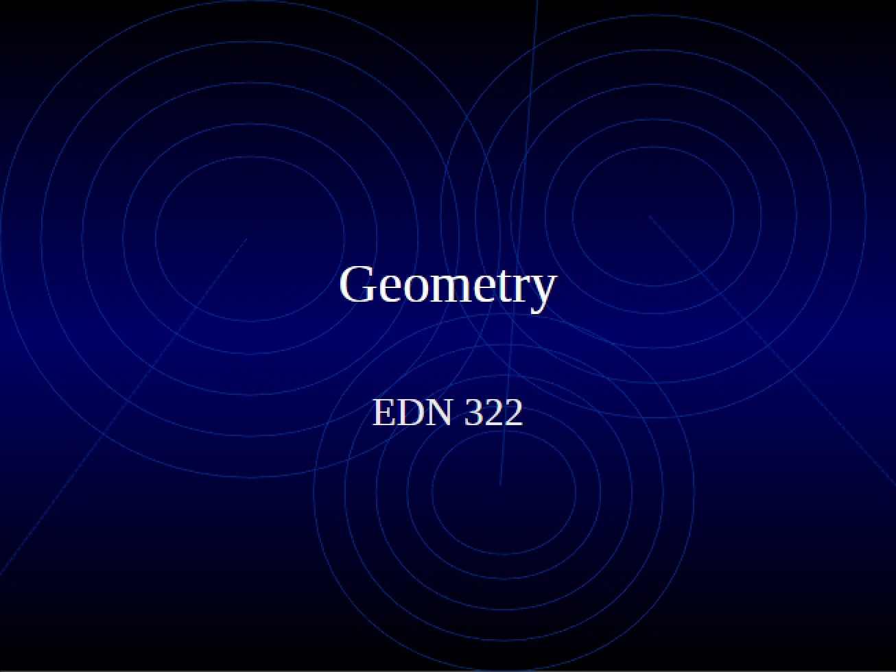 Geometry Concepts