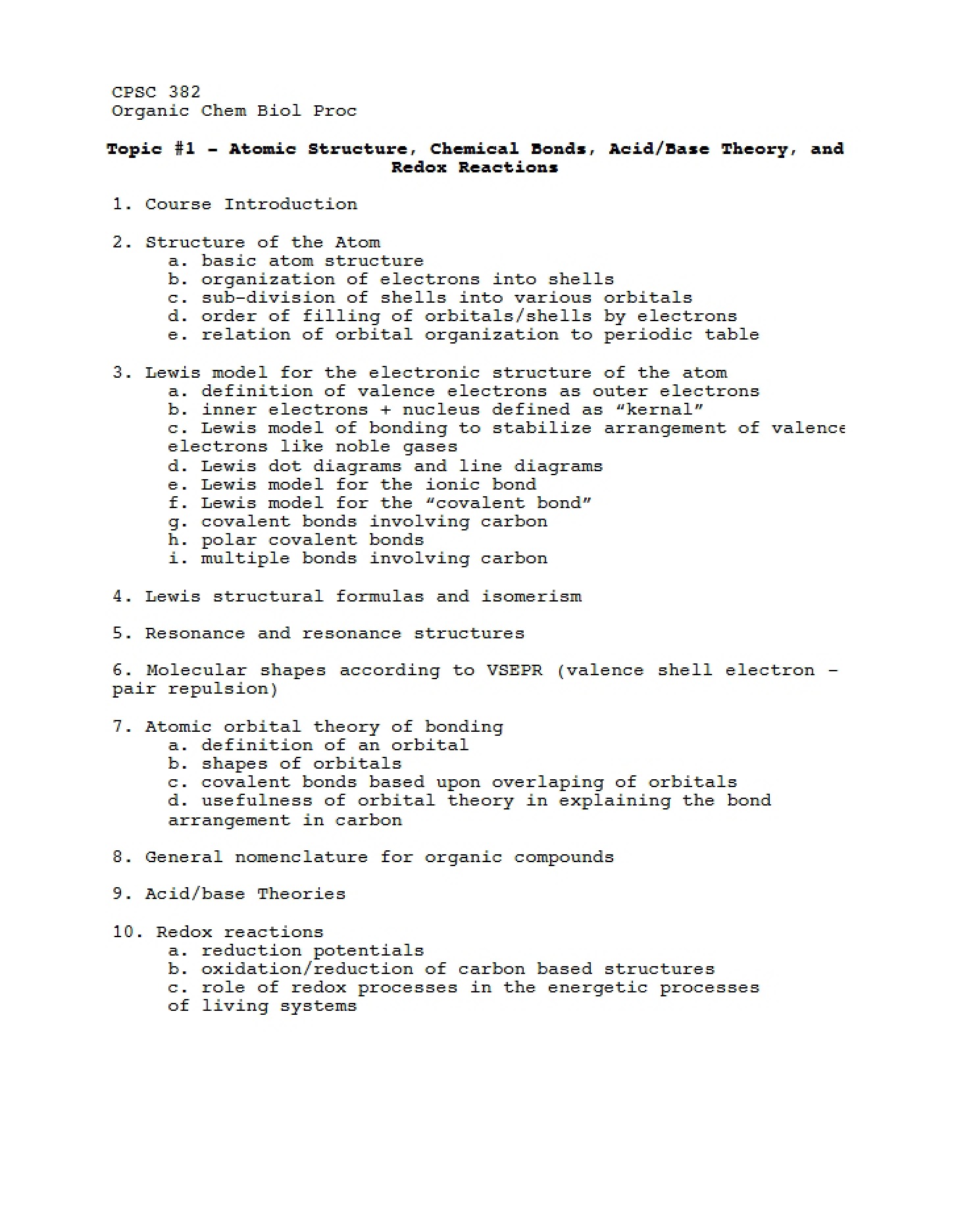 First Topic for CPSC382