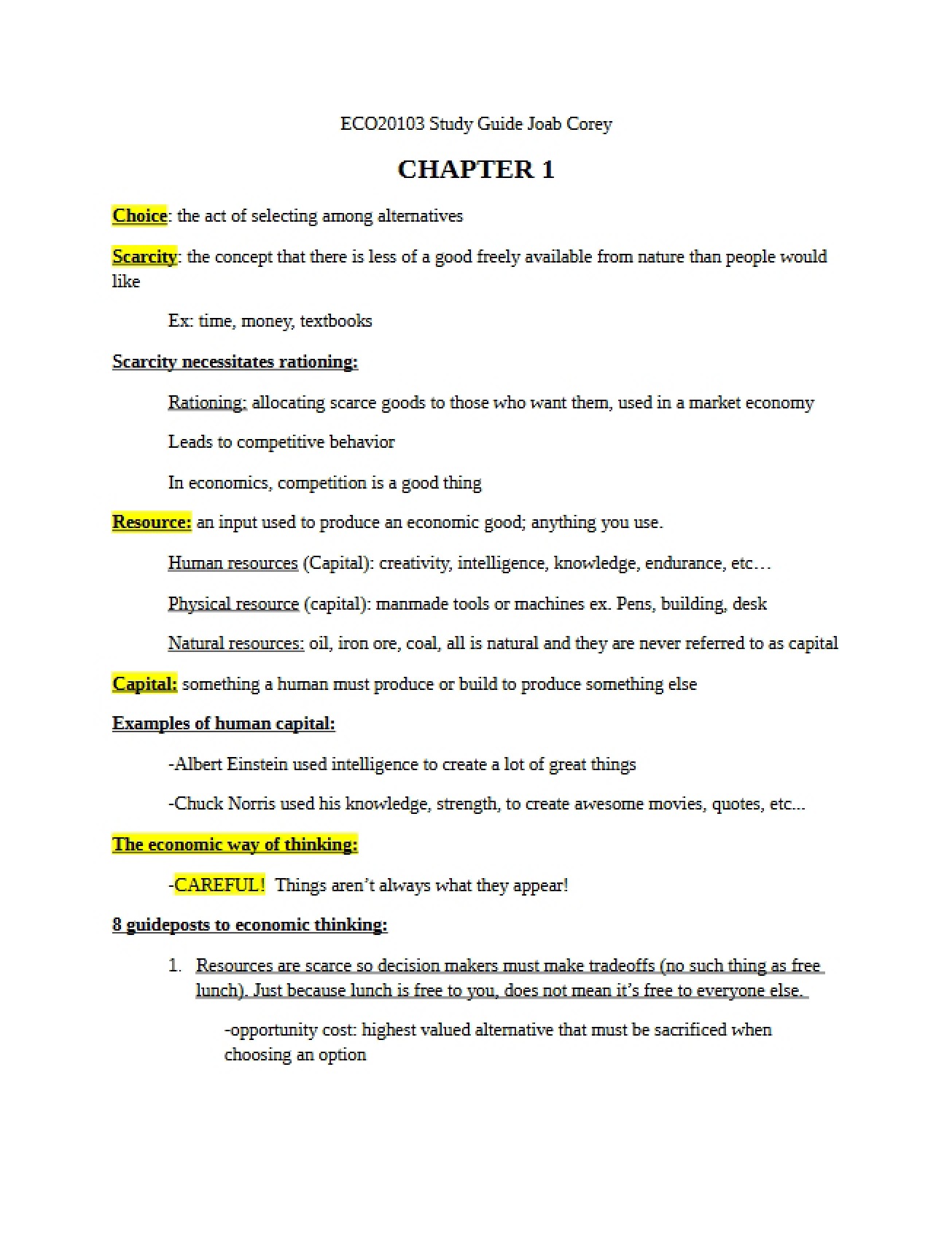 Seventh Version of the Study Guide