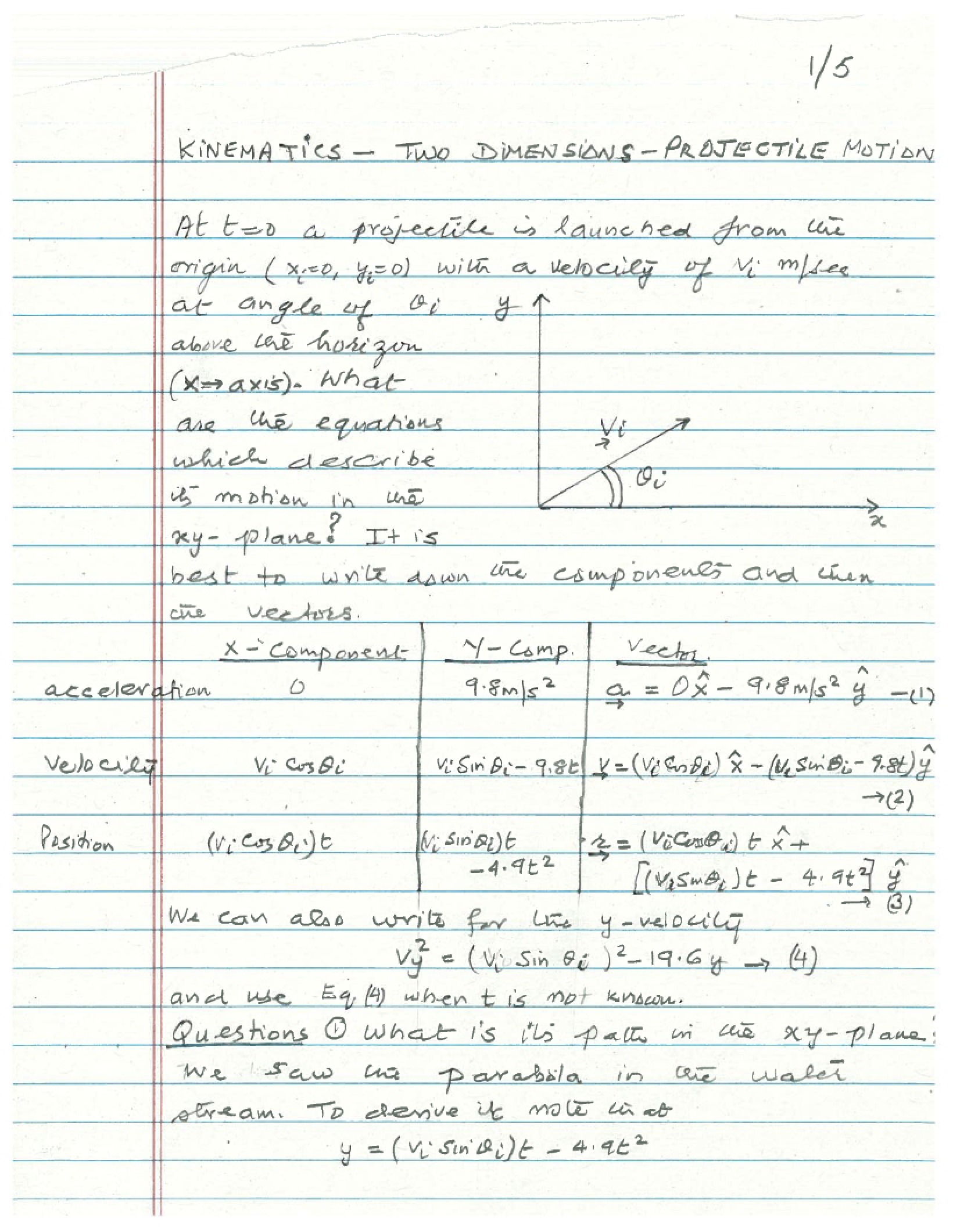 Motion Kinematics