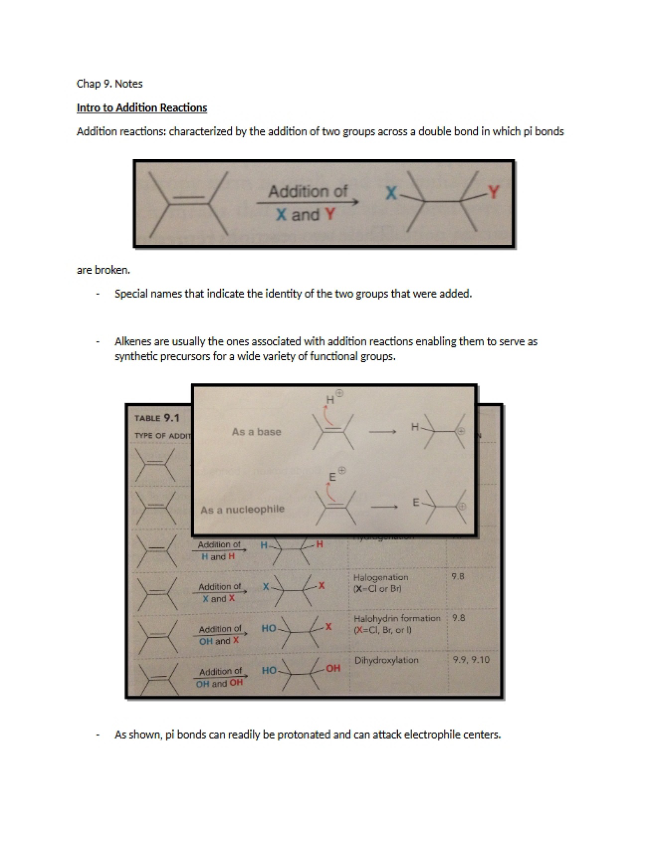 Notes Chapter Nine