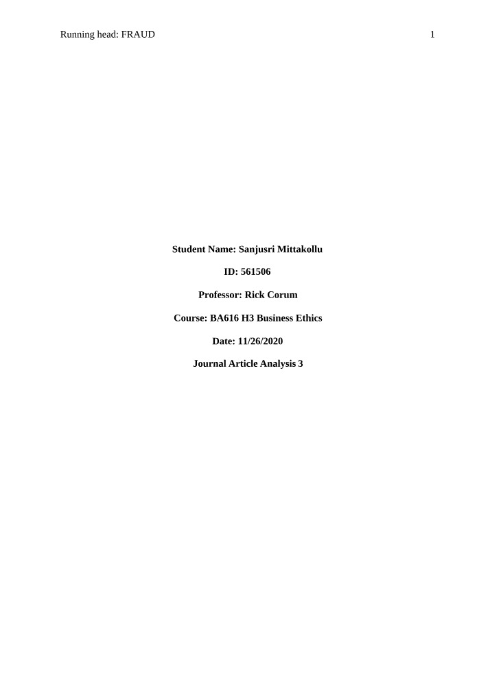 Journal Article Analysis 3 - S. Mittakollu