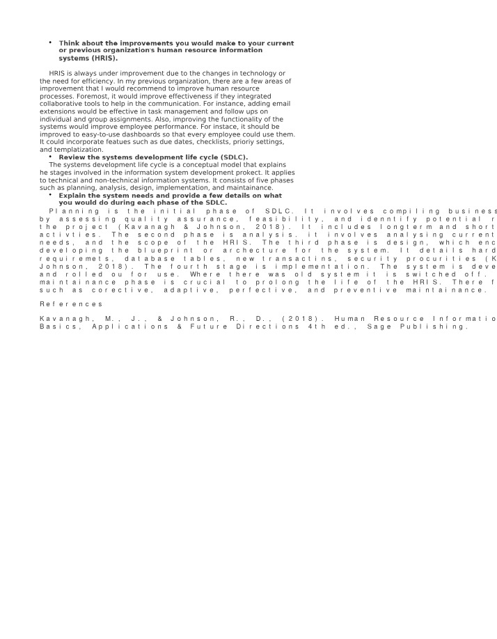 HRM 520 Discussion Week 3