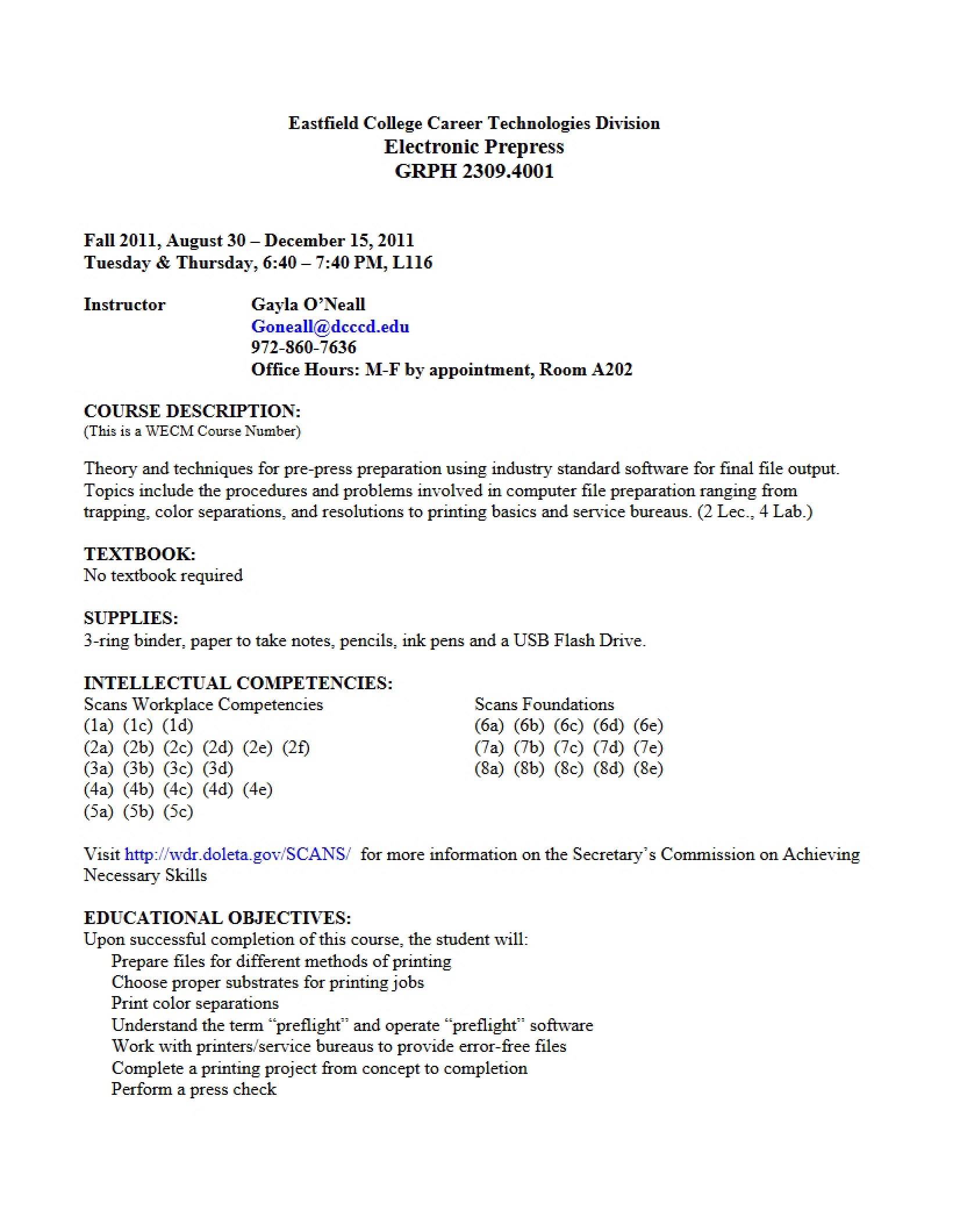 Syllabus