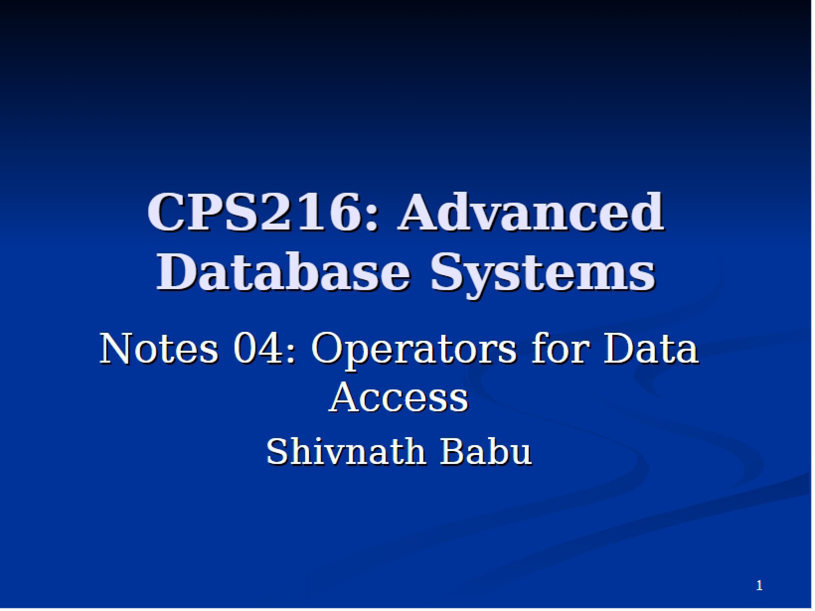 Data Access Operators (Note 4)